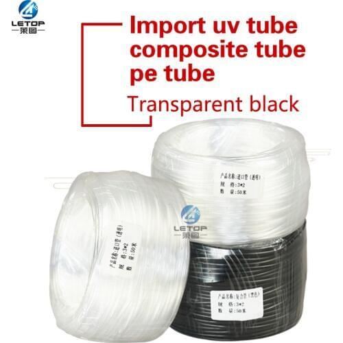 50m/lot Plastic Ink Tube Single Line For Infiniti Flora Gongzheng Mutoh Printer Damper Solvent Ink Pipe Tube