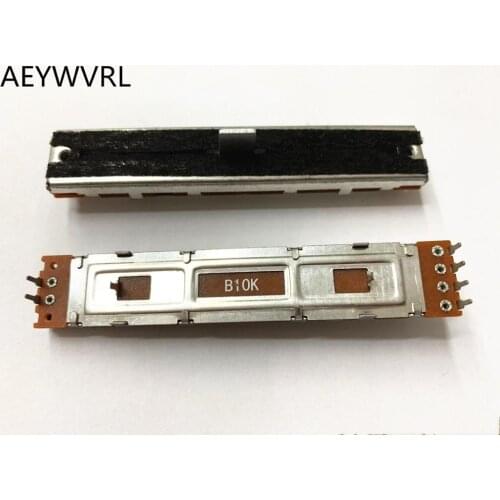 88mm SC-609G B10K mixer straight sliding potentiometer B10K double fader handle length 15MM