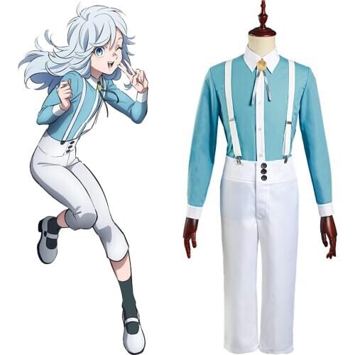 Anime Kemono Jihen Akira Cosplay Costume Uniform Suit Shirt Pants Outfits Halloween Carnival Party Clothes