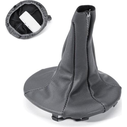 Car Gear Shift Collar Gaiter Boot Cover PU Leather For FIAT 500 500C 2007-2013 For PANDA 2003-2012 Car Accessories
