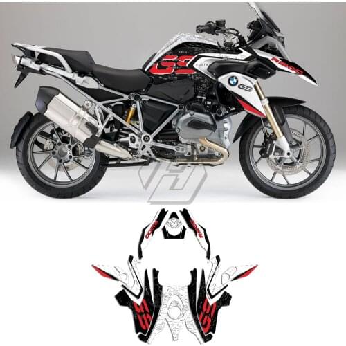 Motorcycle Body Decals Kits Case for BMW R1200GS R1200 GS 2014-2018
