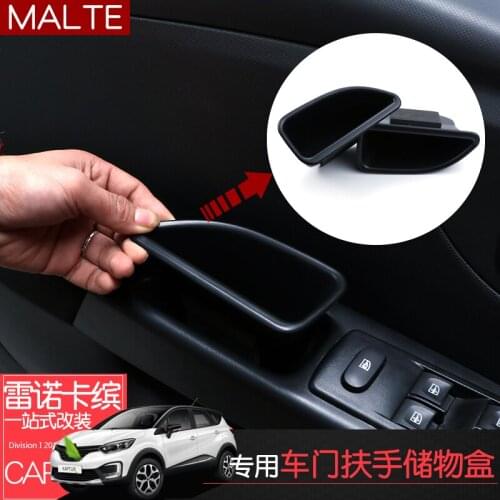 For Renault Captur 2015-2017 Door armrest storage box storage box Car-styling