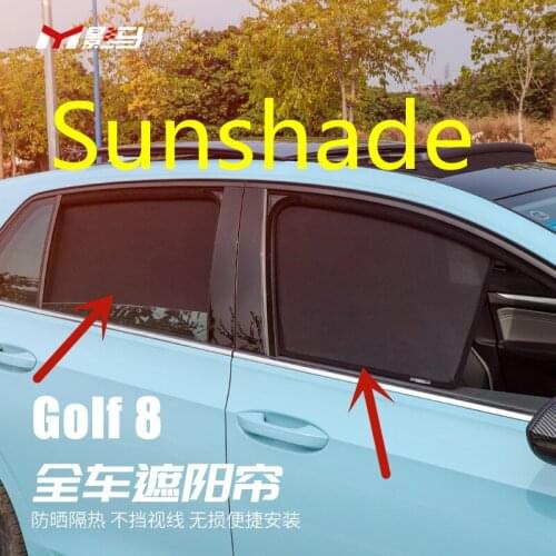 For Volkswagen Golf 8 special sun blind MK8 golf8 interior modification front and rear window sun protection and heat shield
