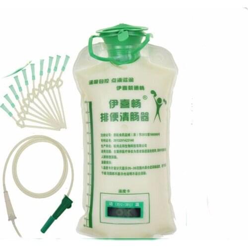 Intestinal Household enema coffee device enema bag bags spa Home bags bowel flushing colon hydrotherapy with tube heads good use