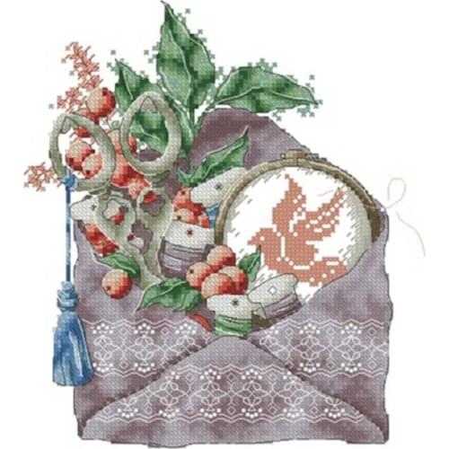 Berry flower sewing kit patterns Counted Cross Stitch 11CT 14CT 18CT DIY Chinese Cross Stitch Kits Embroidery Needlework Sets