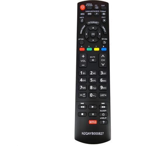 NEW Replacement for Panasonic N2QAYB000827 TV Remote Control for TC-P42S60 TC-P50S60 TC-P55S60 TC-P65S60 with Netflix