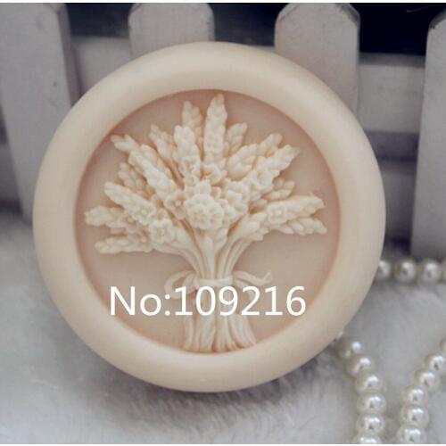 Wholesale!!!1pcs Rice Panicle (ZX120) Silicone Handmade Soap Mold Crafts DIY Silicone Mould