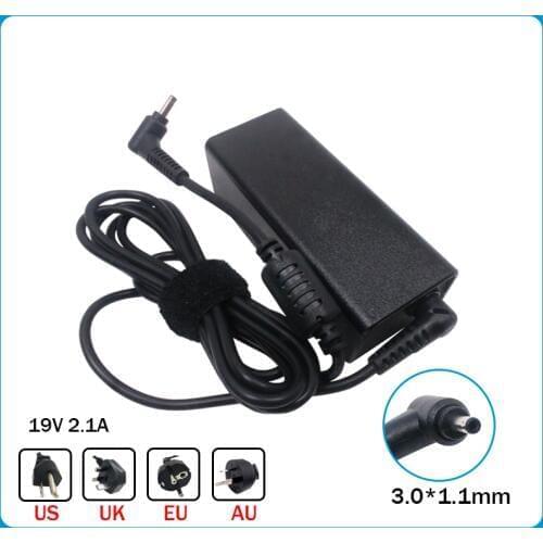 Genuine 19V 2.1A 3.0*1.1mm PSCV400111A AD-4019A Laptop Power Supply for Samsung 900X3A 900X3C 900X4C 530U3B 530U3C Notebook