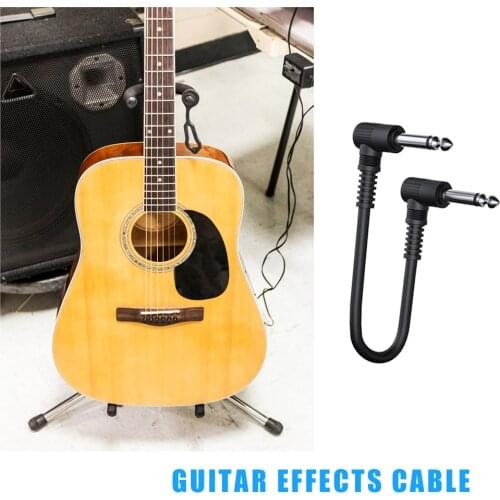 15cm Pedal Cable Cord 6.35 Electric Guitar Effect Musical Instruments Patch Wire for Music Lovers Playing Ornament
