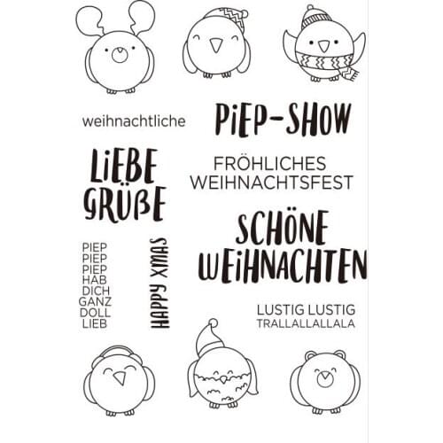 SHOW Transparent Clear Silicone Stamp Seal DIY Scrapbooking photo Album Decorative A0639