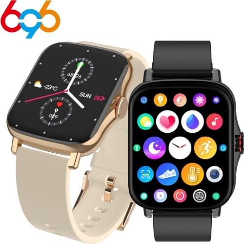 696 FM08 Smart Watch Men Bluetooth Call Real Heart Rate Monitor DIY Dial 1.69 Inch Screen Smartwatch For Android PK P8 GTS 2 W26