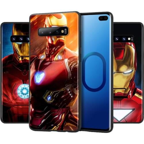 Marvel Super Hero Avengers Iron Man For Samsung Galaxy S21 S20 FE Ultra Lite S10 5G S10E S9 S8 Plus Soft Silicone Phone Case