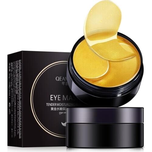 60pcs Seaweed Moisturizing Eye Mask Crystal Collagen Anti Wrinkle Eye Patches Hydration Eye Skin Care Hyaluronic Acid Face Mask