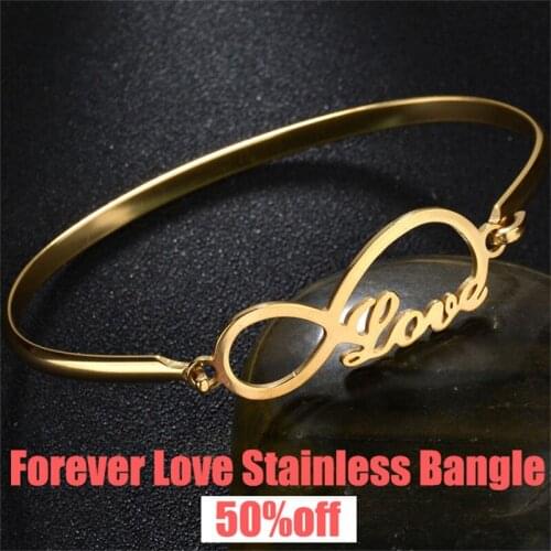 Charm Lovers Infinity Bracelet Women Men Fashion Jewelry Infinite Bangle Lucky Friendship Forever Love Bangles Bracelets