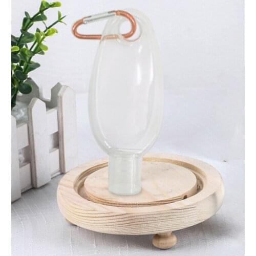 10Pcs 50/30ML Plastic Clear Keychain Bottles Travel Containers Empty Bottles Leakproof Stackable Storage Box Kitchen Storage Hot