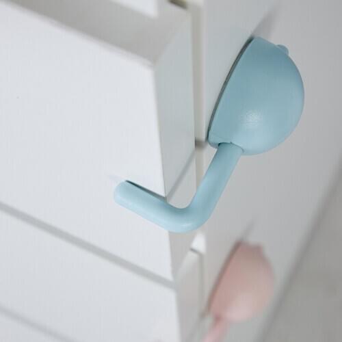 3pcs Child Anti-Pinching Safety Lock Punch-Free Babys Protective Drawer Lock Household JA55
