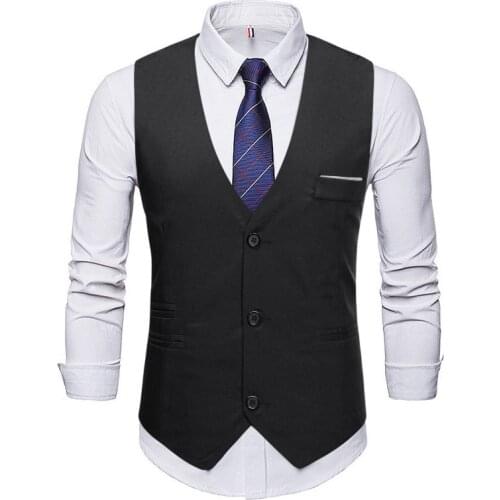 Suit Vest Men Formal Dress Vest waistcoat jacket Masculino Herringbone Gilet Fitness Sleeveless Jacket Wedding Waistcoat M-5XL