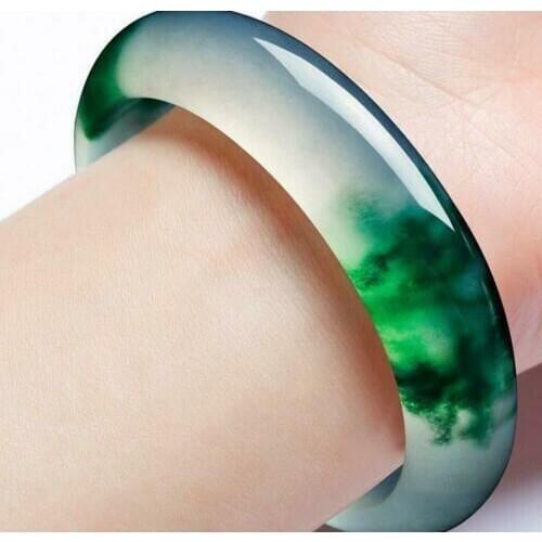 Wholesale 100% natural Mulcticolor jade A grade bracelet 54-62mm