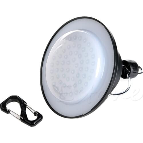 60 LED Portable Tent Umbrella Night Lamp Hiking Lantern Outdoor Camping Light