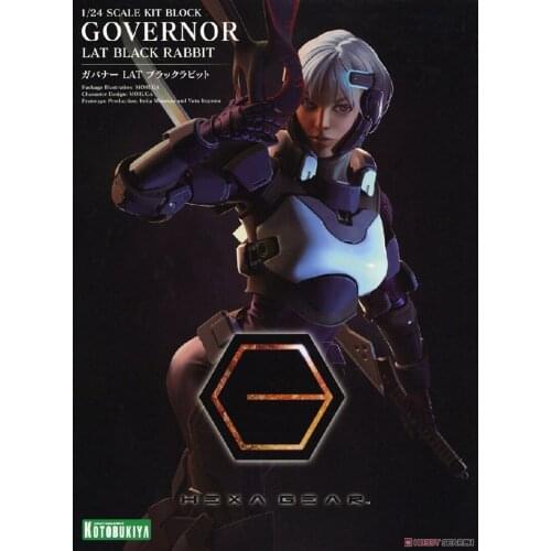 Assembled HEXA GEAR HG082 Hexagonal Machine Teeth Female Governor Light Armored Rabbit Head Model Toy