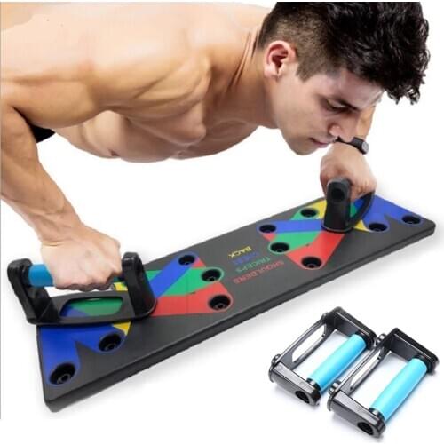 9 in 1 Push Up Rack Board&Jump Rope Male Comprehensive Fitness Bracket Exercise Body Building Training System Sport Home Gym
