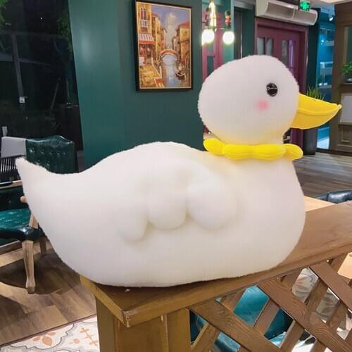 Simulation White Duck Super Cute Plush Chick Doll Toy Stuffed Duck Kids baby Accompany Soft Toy Birthday Xmas Gift