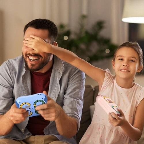 Rotating Magic Bean Intelligence Fingertip Rotating Cube Rotating Cube Finger Gyro Children Burger Rotating Cube Toy