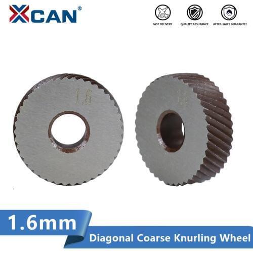 XCAN HSS Anti Slip Diagonal Coarse Knurling Wheel 2pcs 1.6mm