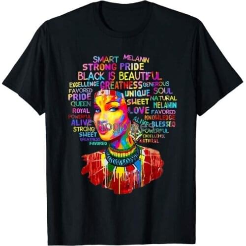 Order Now Africa Afro Girl Black History Month Gift For Girls Women T-Shirt