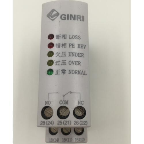 Overvoltage and undervoltage broken phase sequence protector / three-phase power supply monitor relay ginri JVRD-380