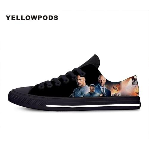 Flats Classic Canvas Shoes Fast Furious Special Action Movie Women Woman Black Flats 3D Print Casual Fashion Shoes