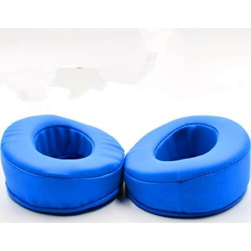 1Pair Blue Replacement Cushion Inclined surface Earpads Ear Pads Cup Cover For Sony Brainwavz HM5 HM 5 Headphones