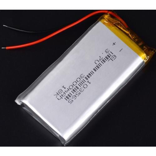 103565 3.7 V lithium polymer battery 3000mah video recorder wireless technologies wireless column portable speakers DVR lamp