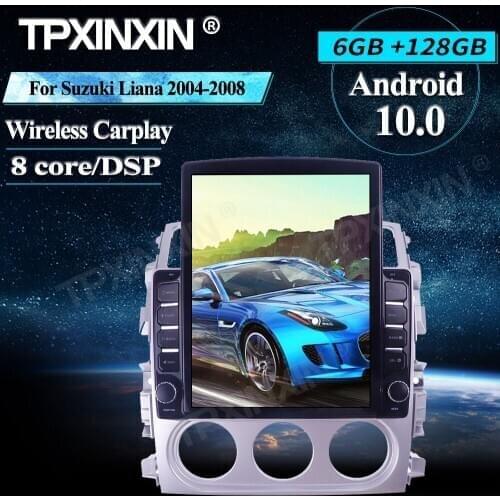 For Suzuki Liana 2004-2008 Tesla Screen 128G Android 10.0 Car Multimedia Player Headunit Audio Radio Navigtion Wireless Carplay
