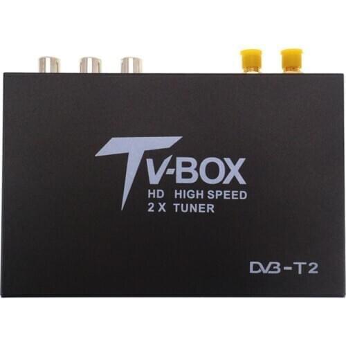 Car DVB-T2 MPEG-4 H.264 HD 1080P Digital Car TV Tuner DVB T2 For Europe Southeast Asia Russia Thailand Columbia