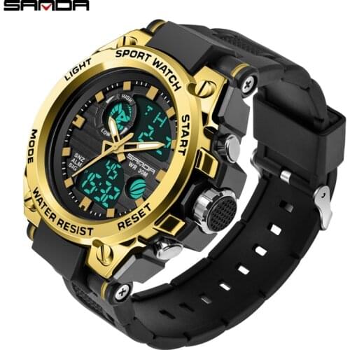 SANDA men watch wristwatch quartz Orologio uomo relojes Clock automatic digital wristwatches Watch часы мужские relogio masculin