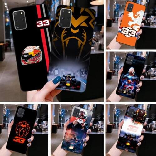 F1 Racer Number 33 Max-V Phone Case For Samsung Galaxy S21 Plus Ultra S20 FE M11 S8 S9 plus S10 5G lite 2020