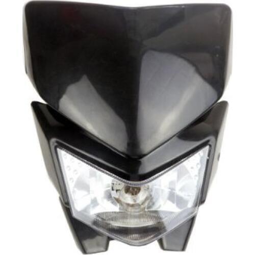 Black Dirt Bike Headlight Fairing for Kawasaki KX KLX 65 85 100 110 140 250 450Yamaha YZ TTR WR 125 450 For Honda CRF50F CRF70F