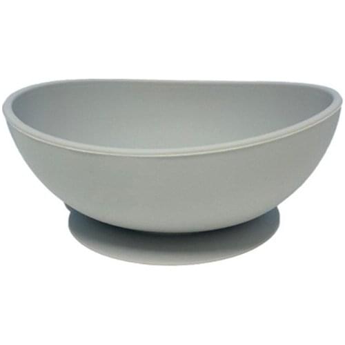 D7WF Food Grade Silicone Baby Suction Bowl Non-Slip Children Dinner Plate Infant Learning Feeding Dish Tableware