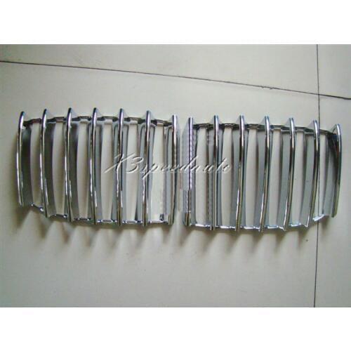 Chromed ABS Plastic Grill Grille Trim Cover For BMW X1 E84 10-13