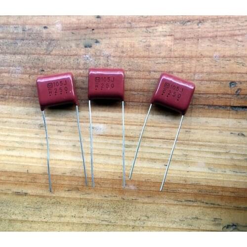 CBB capacitor, 105J 250V, pitch 12MM, 250V 105J, 1uF 250V