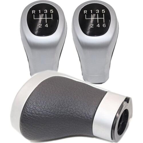 Leather Car Shift Gear Knob Lever Gaitor Boot Cover For BMW E81 E87 E88 E82 E90 E91 E92 E93 LCI