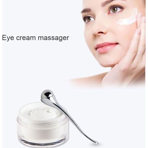 Eye Massager Spoon Cream Stick Anti Wrinkle Anti Aging Eye Cream Massage Stick 360° Rotate Ball Skin Care Tools