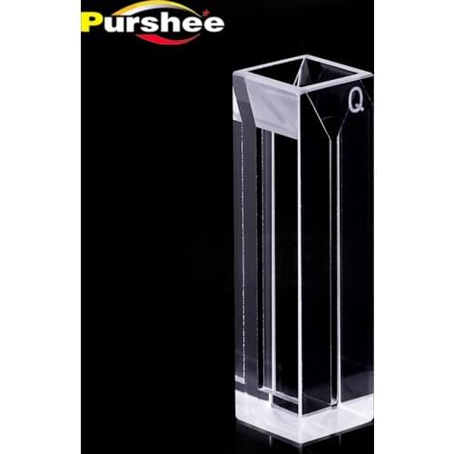 Micro quartz fluorescence cuvette with lid(350ul)