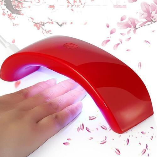 Mini Manicure Tool Phototherapy Machine 9w Nail Dryer Portable USB Manicure Light LED Gel Polishing Nail Dryer Manicure Tool DF