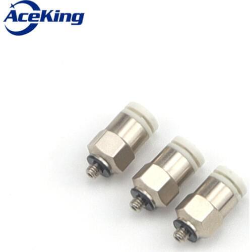 10 pcs mini straight male screw joint fast and fast insert joint kjh06/04-m3 /M5/ m6/01s KJH4-M3 KJH6-M5 KJH6-01S