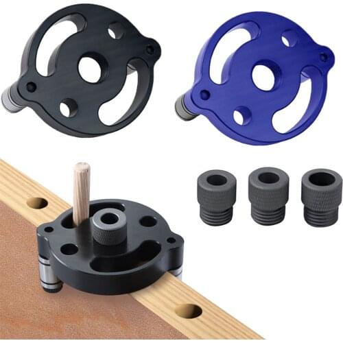 Woodworking Pocket Hole Jig 6/8/10mm Self-centering Vertical Doweling Jig Drill Guide For Locator Hole Puncher Carpentry Tools