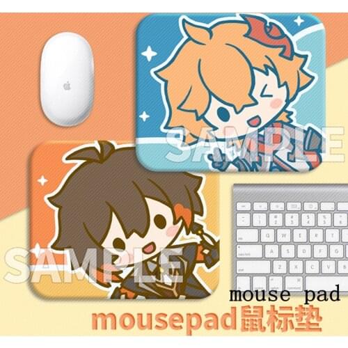 2021 new Genshin Impact VENTI game fan element avatar ZHONGLI two-dimensional animation peripheral cute mouse pad