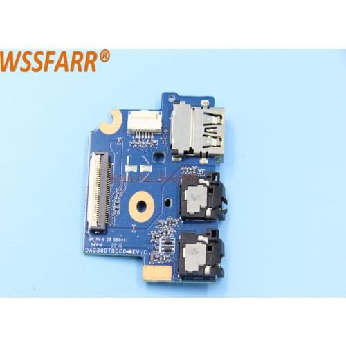 Original Laptop USB Interface Board For HP Pavilion 15-AU USB Audio Port Board DAG38DTBCC0 tested ok