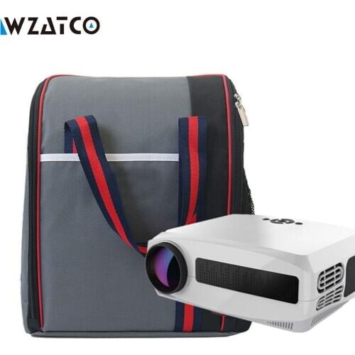 WZATCO Original Storage Bag For LED Projector WZATCO C2 C3 T58 T59 M18 Projector Portable Travel Bag